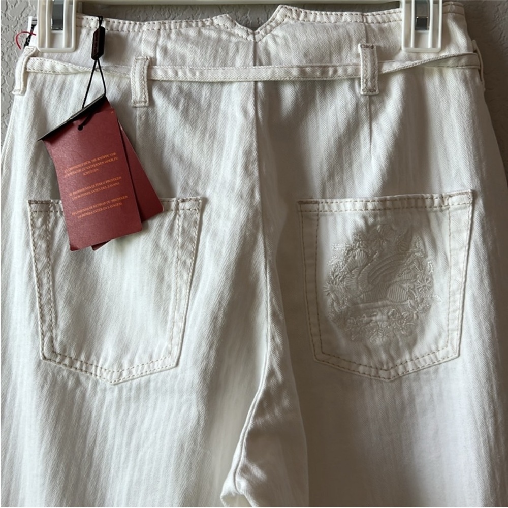 ETRO belted high-rise wide-leg jeans - Picture 7 of 11